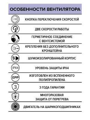 Вентилятор канальный PACIFIC D150 шумоизолированный осевой 2скор. ERA PRO