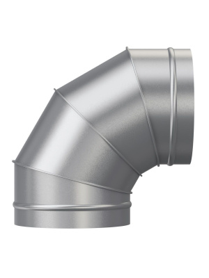 Отвод OTG D150 90° оцинк.сталь ERA PRO