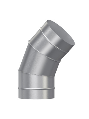 Отвод OTG D160 45° оцинк.сталь ERA PRO